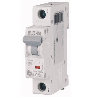 Выключатель автоматический 1п C 25A HL EATON (12шт/уп) - Изображение №1