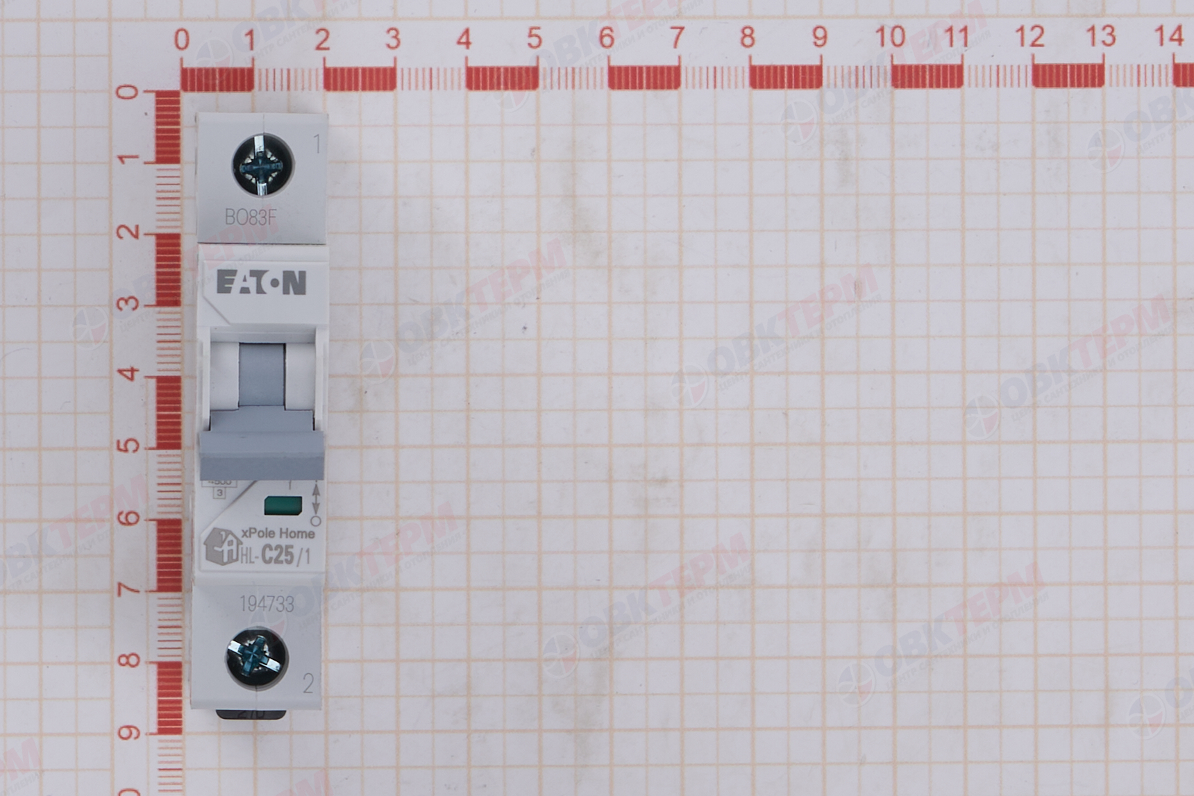 Выключатель автоматический 1п C 25A HL EATON (12шт/уп) - миниатюра №6