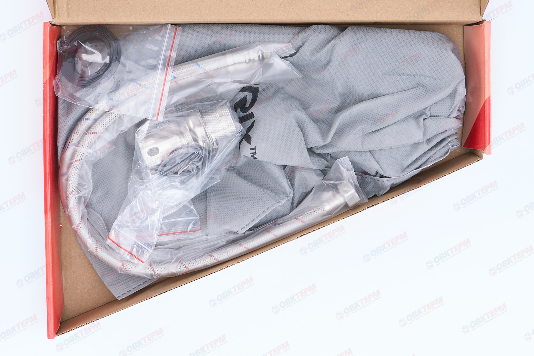 Смеситель д/кухни нерж/сталь ZERIX DAX-011 BLACK REFL.BLACK 10 шт/ящ - миниатюра №4