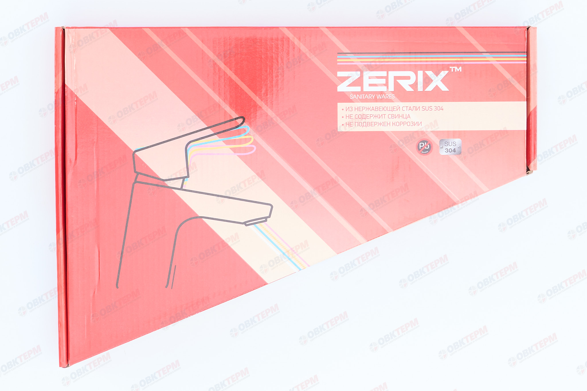 Смеситель д/кухни нерж/сталь ZERIX DAX-011 BLACK REFL.BLACK 10 шт/ящ - миниатюра №5