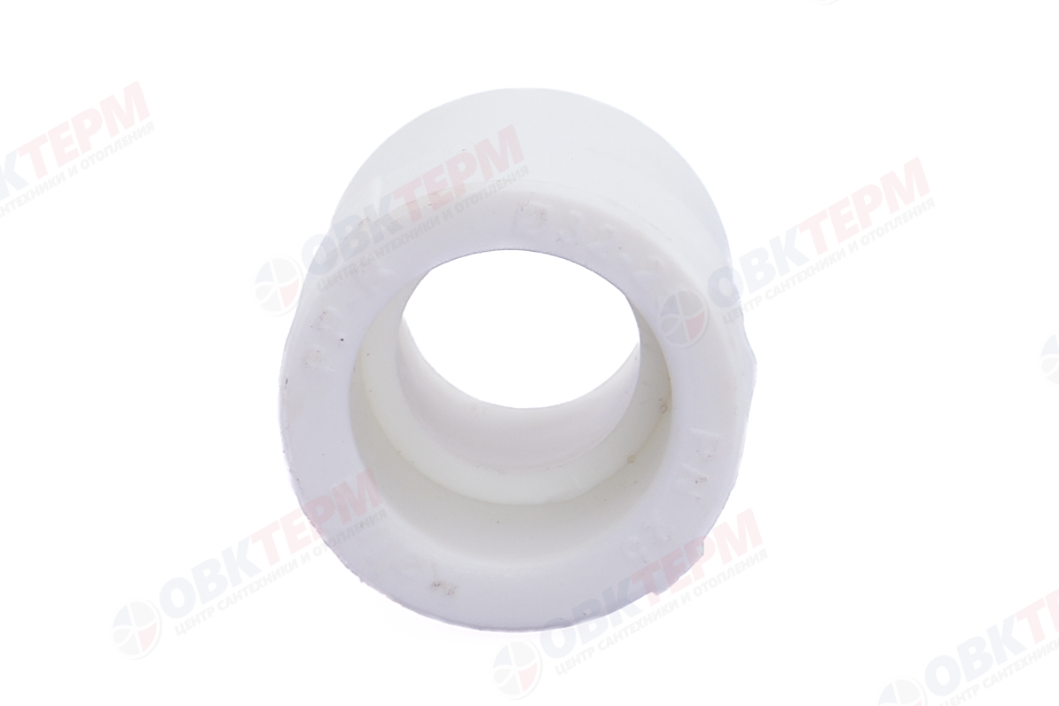 Муфта переход.  ВВ  32*25   БЕЛАЯ PP-R   (KALDE)    (400) - Изображение №4