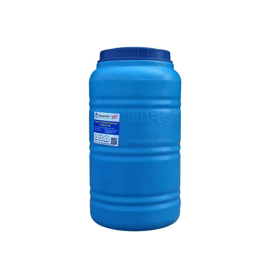 Емкость  АКВАПЛАСТ       150л   вертикальная  Синяя  (в75*д65) - Изображение №1
