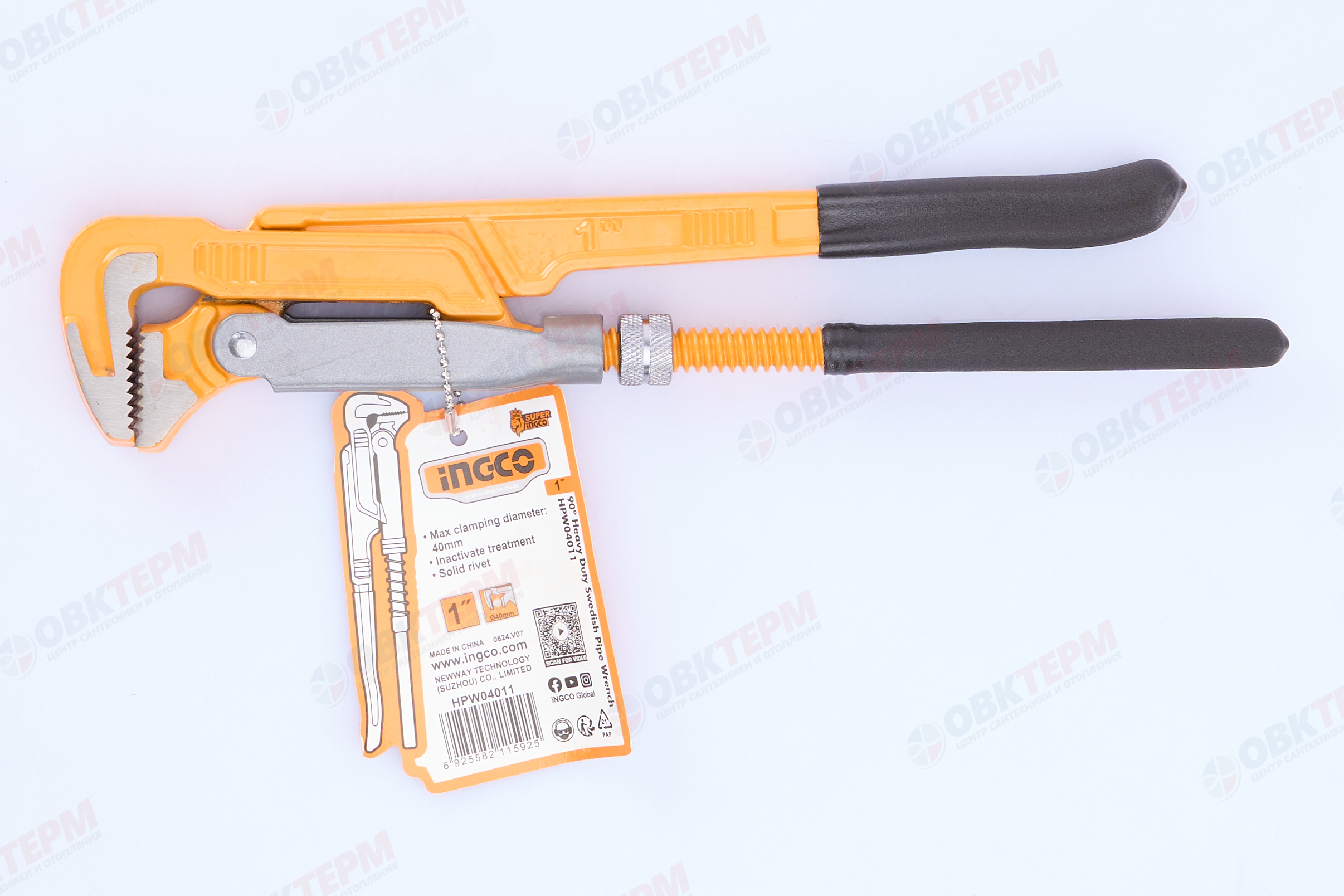 Ключ трубный рычажный 1" INGCO - миниатюра №6