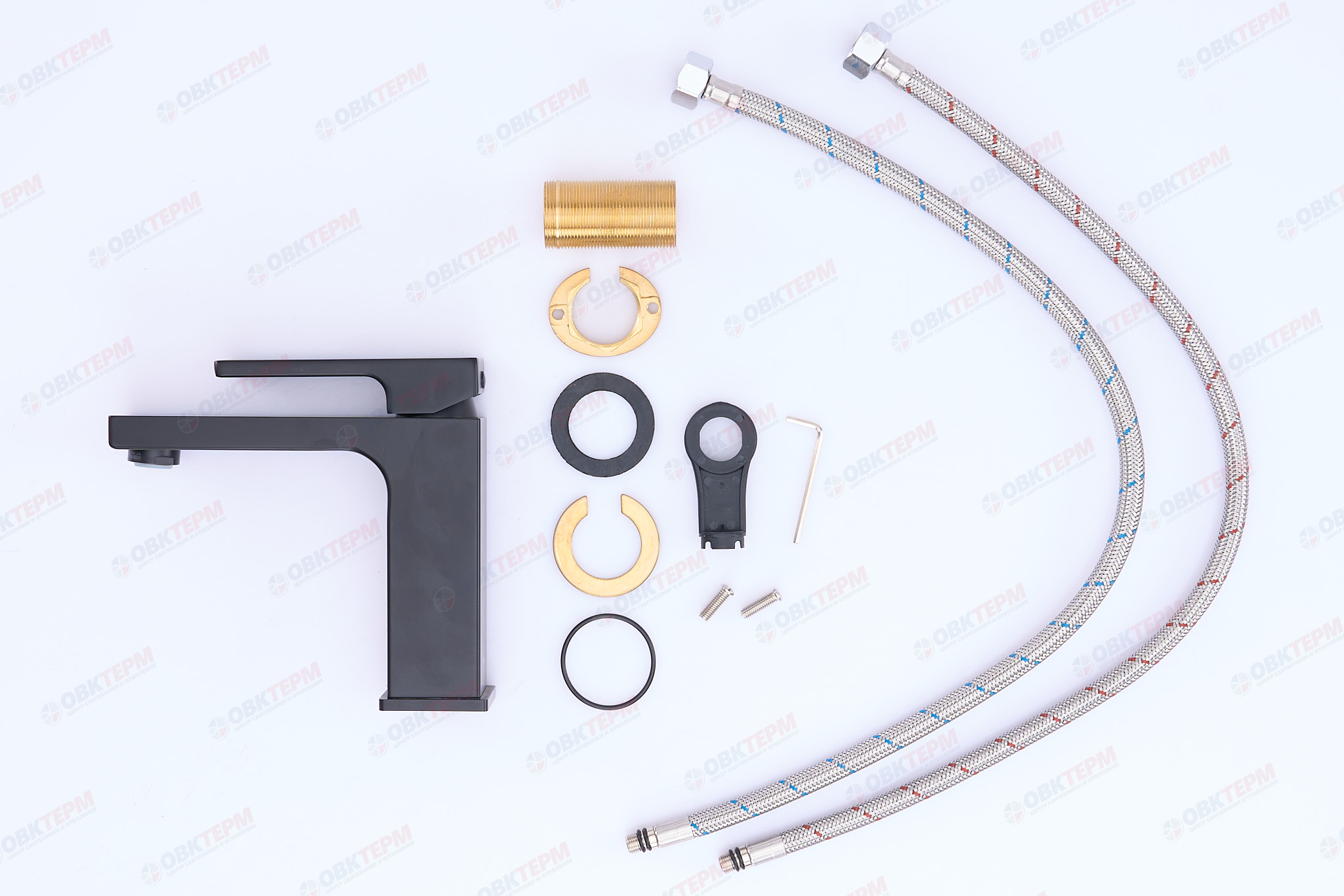 Смеситель д/умывальника KOER KB-10009-05 (Цвет черный) (8шт/ящ) - Изображение №4