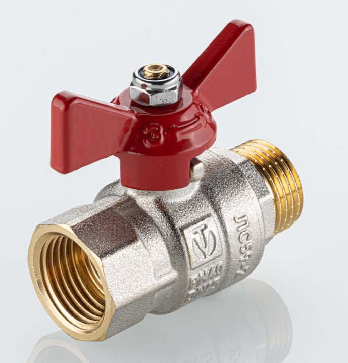 Кран шаровый        Valtec      3/4" ВН     бабочка BASE ГОСТ - Изображение №1