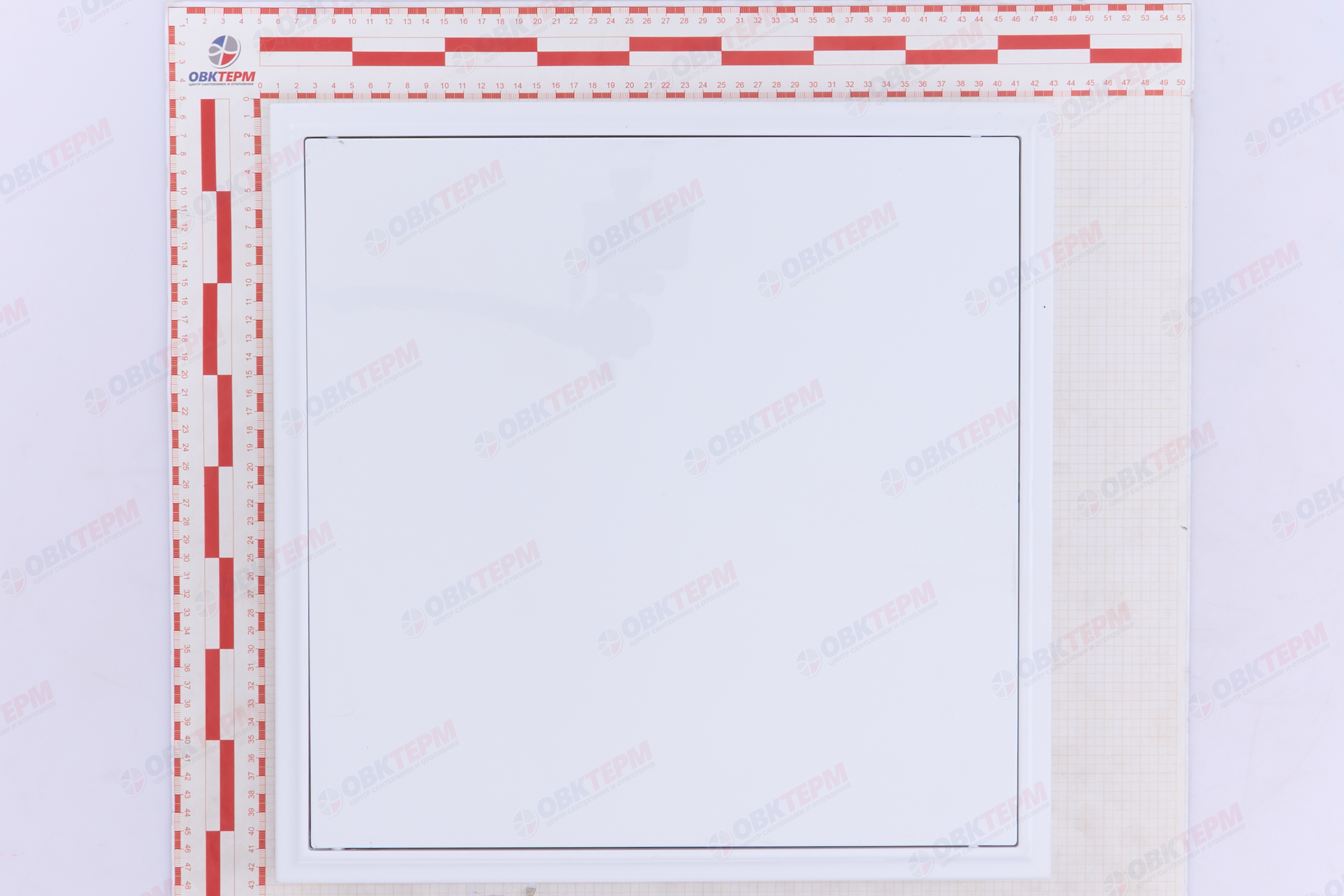 Лючок пластиковый с замком 4040 ЛПЗ Ш416*В416 с фланцем 397*397 (8шт/уп) Эвент - Изображение №4