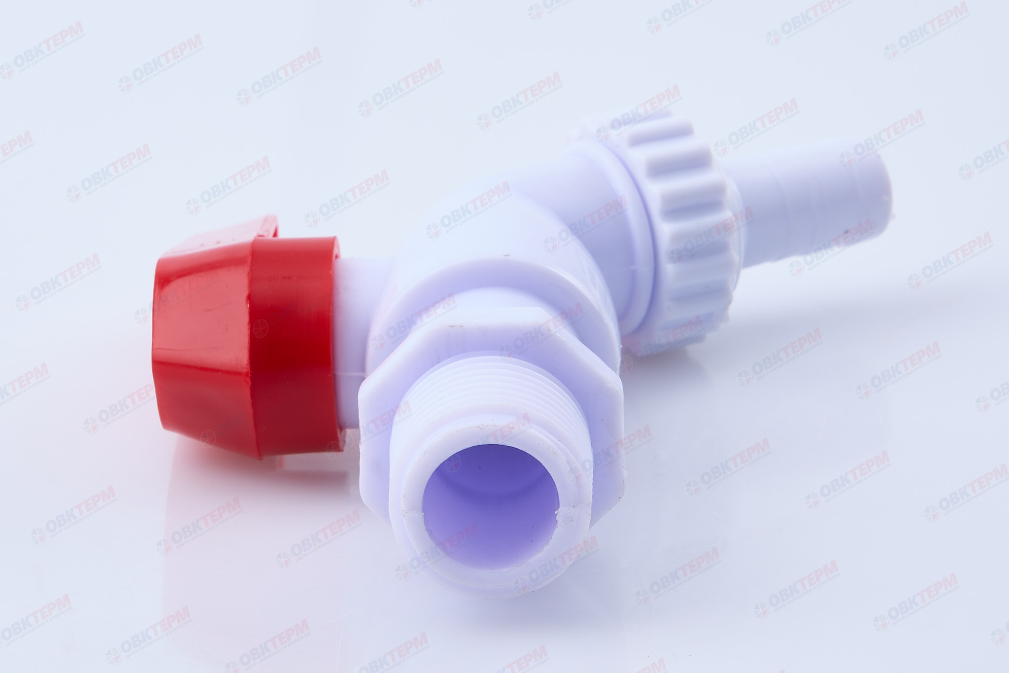 Кран шаровый пластиковый  ПИВНОЙ     1/2"   (белый)  PLAMIX PVI-BOX-1/2 (240шт) - Изображение №5
