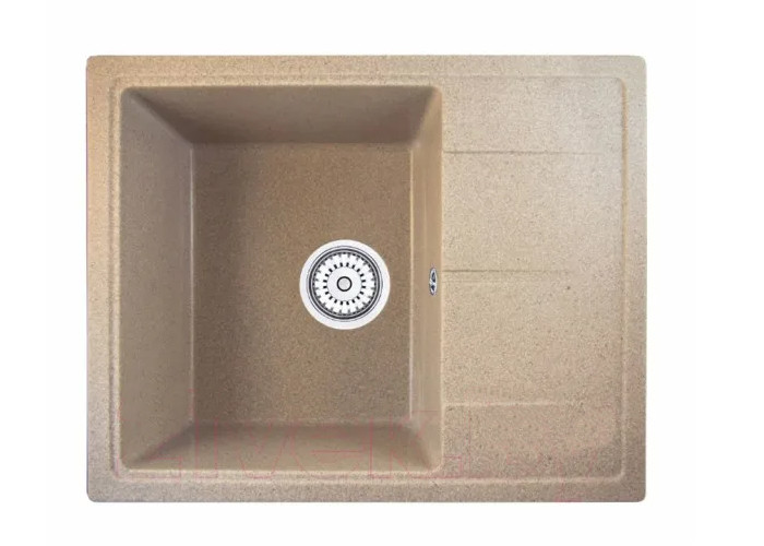 Мойка прямоугольная 650x510х217мм Hiekka Hiekkaranta GRANMILL 29 песок - изображение №1