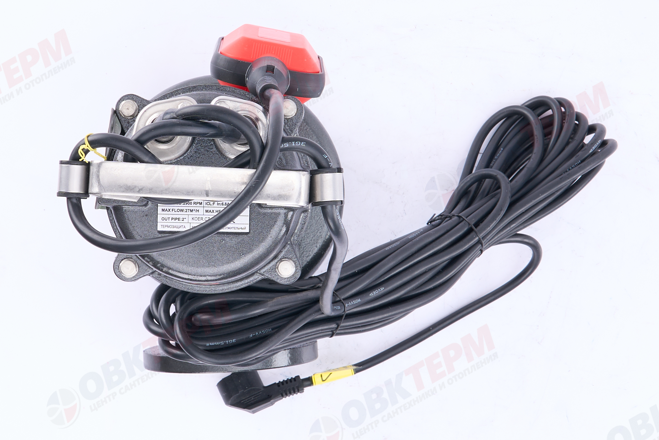 Насос фекальный  WFD 15-9-1.1A  KOER  (1100Вт/450л.м./13м, обм.медь) - Изображение №5