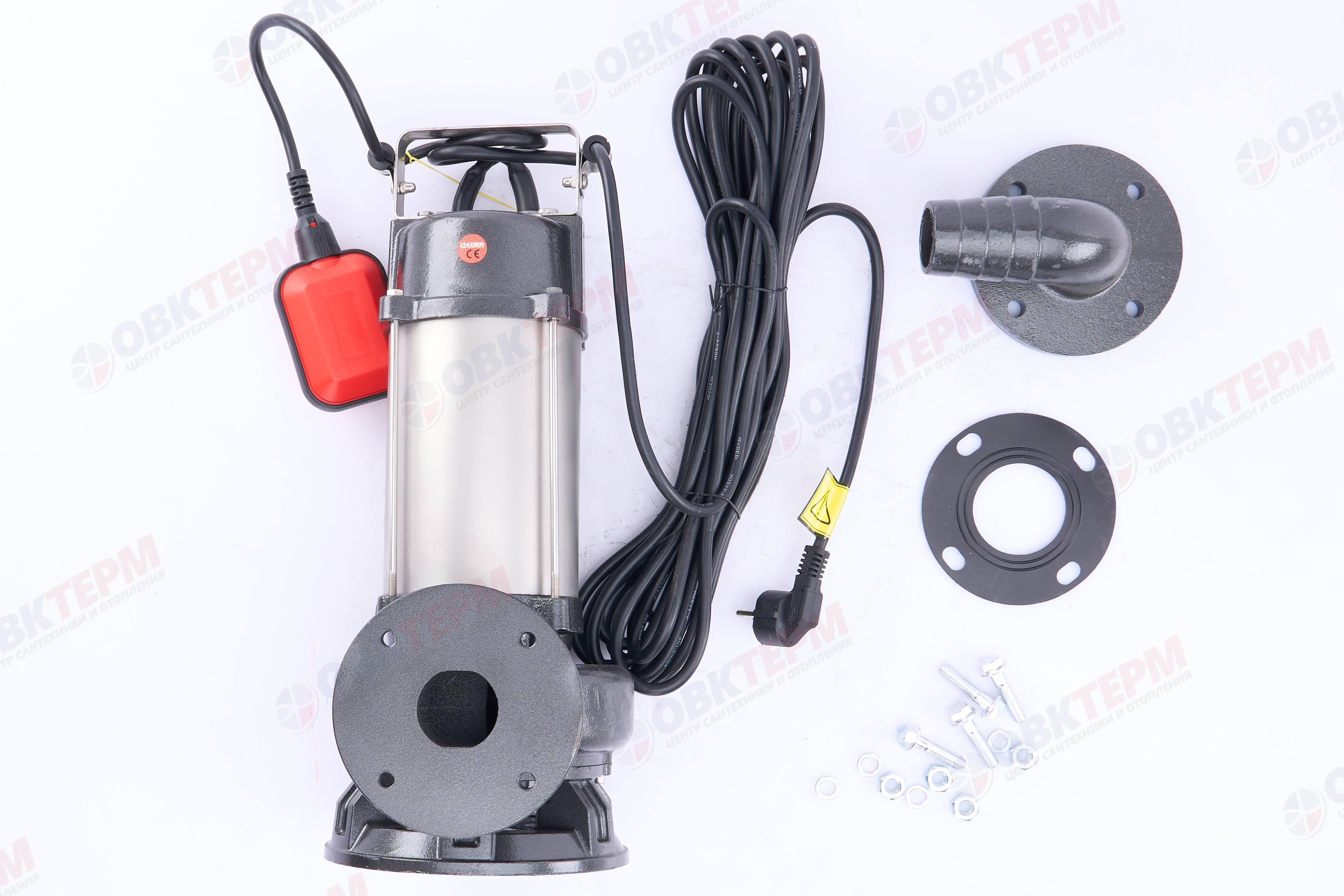 Насос фекальный  WFD 15-9-1.1A  KOER  (1100Вт/450л.м./13м, обм.медь) - миниатюра №6