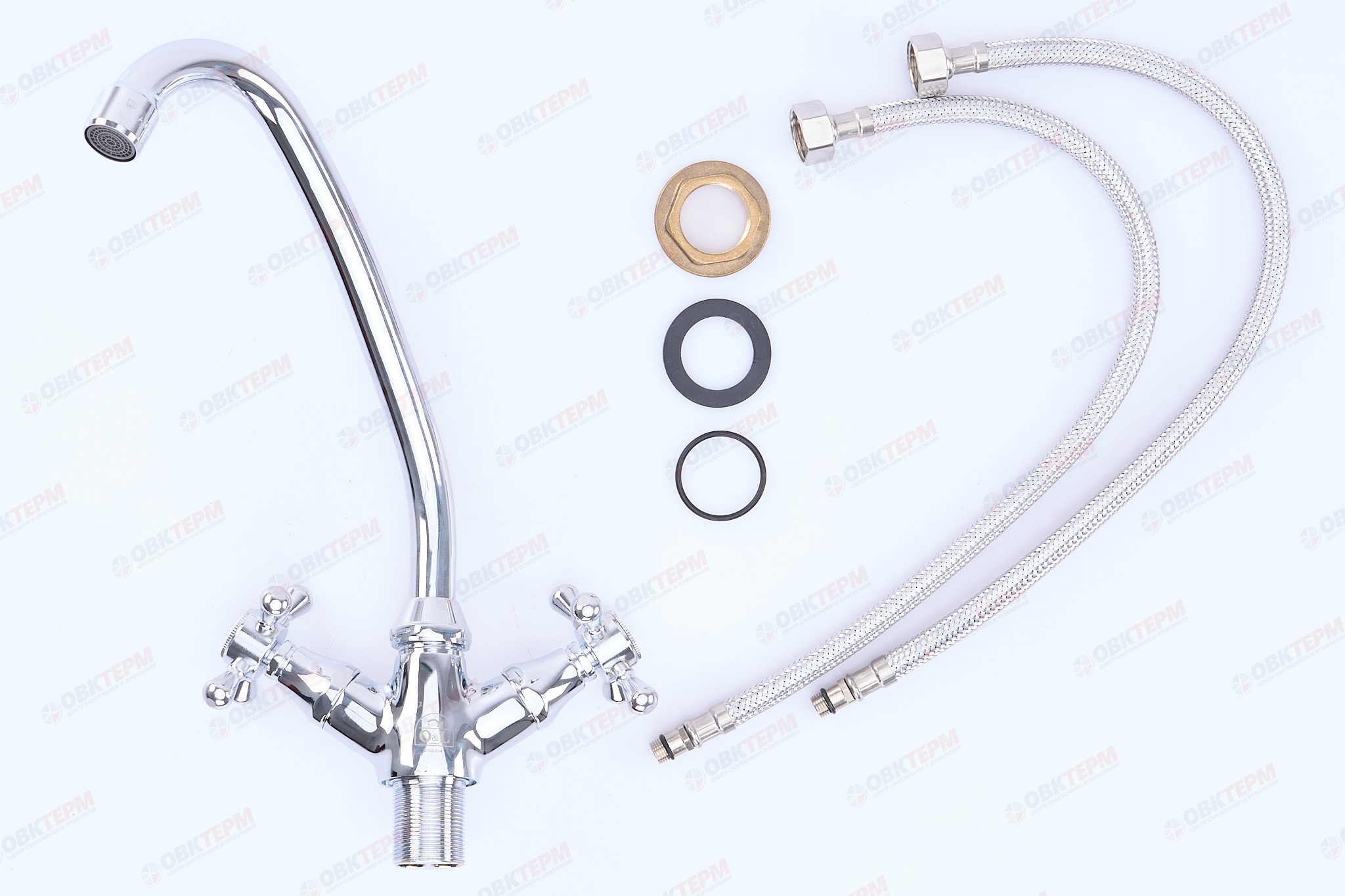 Смеситель д/кухни буксовый EUROPRODUCT MF 271 (гайка)  (10 шт/ящ) - Изображение №3