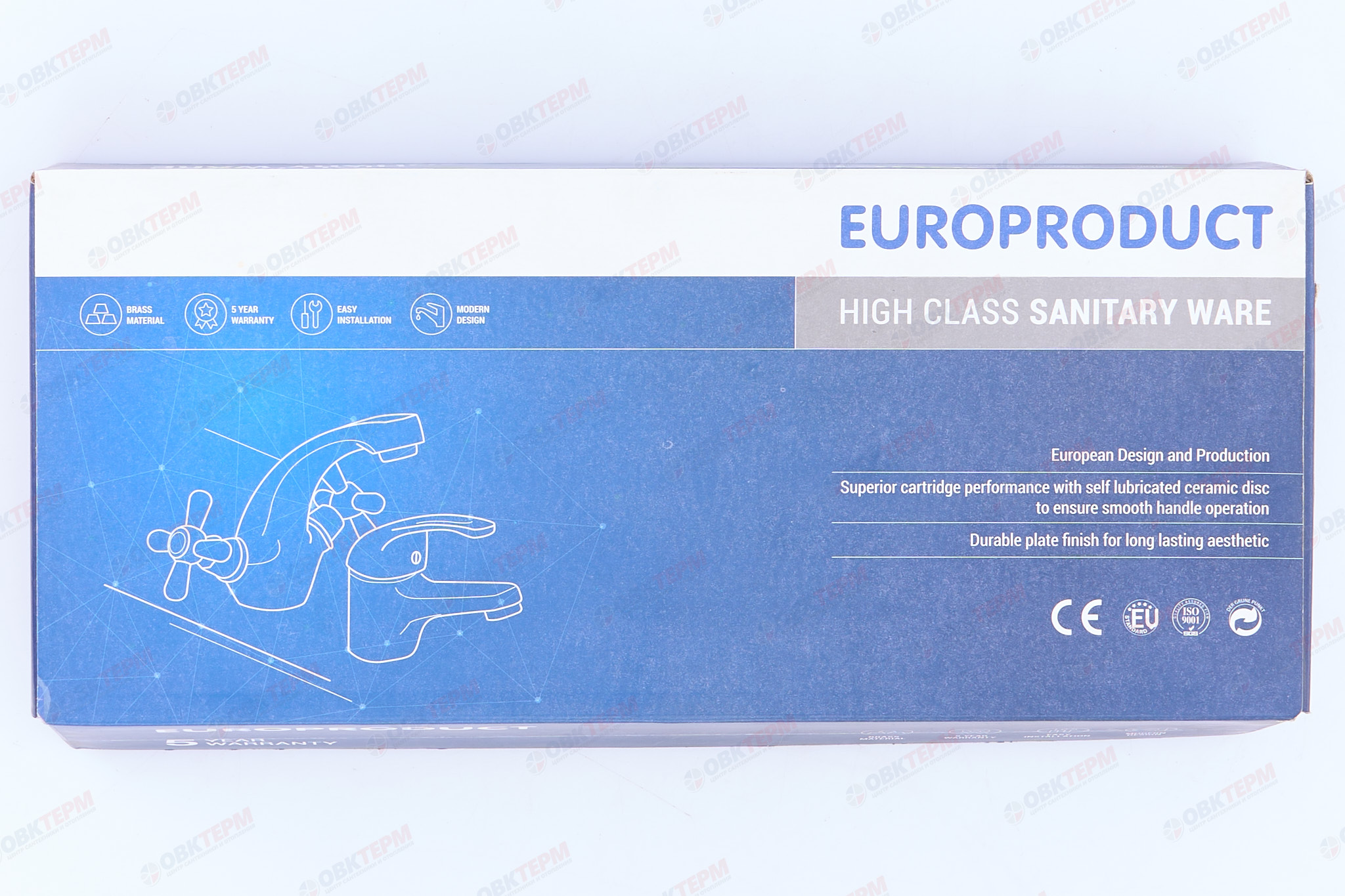 Смеситель д/кухни буксовый EUROPRODUCT MF 271 (гайка)  (10 шт/ящ) - миниатюра №6