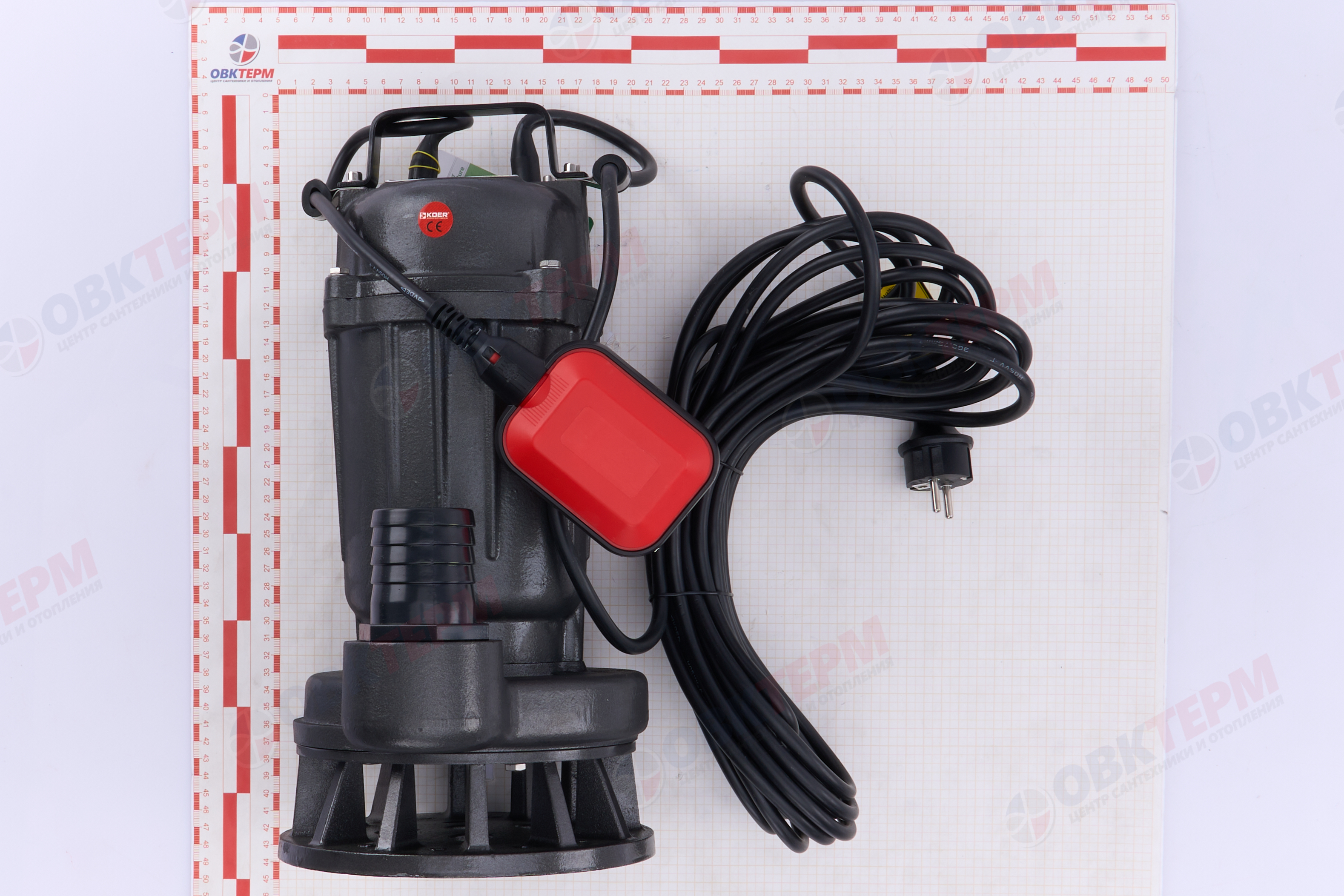 Насос фекальный  WQD 10-11-0.75 F  KOER (0,75кВт/233л.м./7м) - миниатюра №7