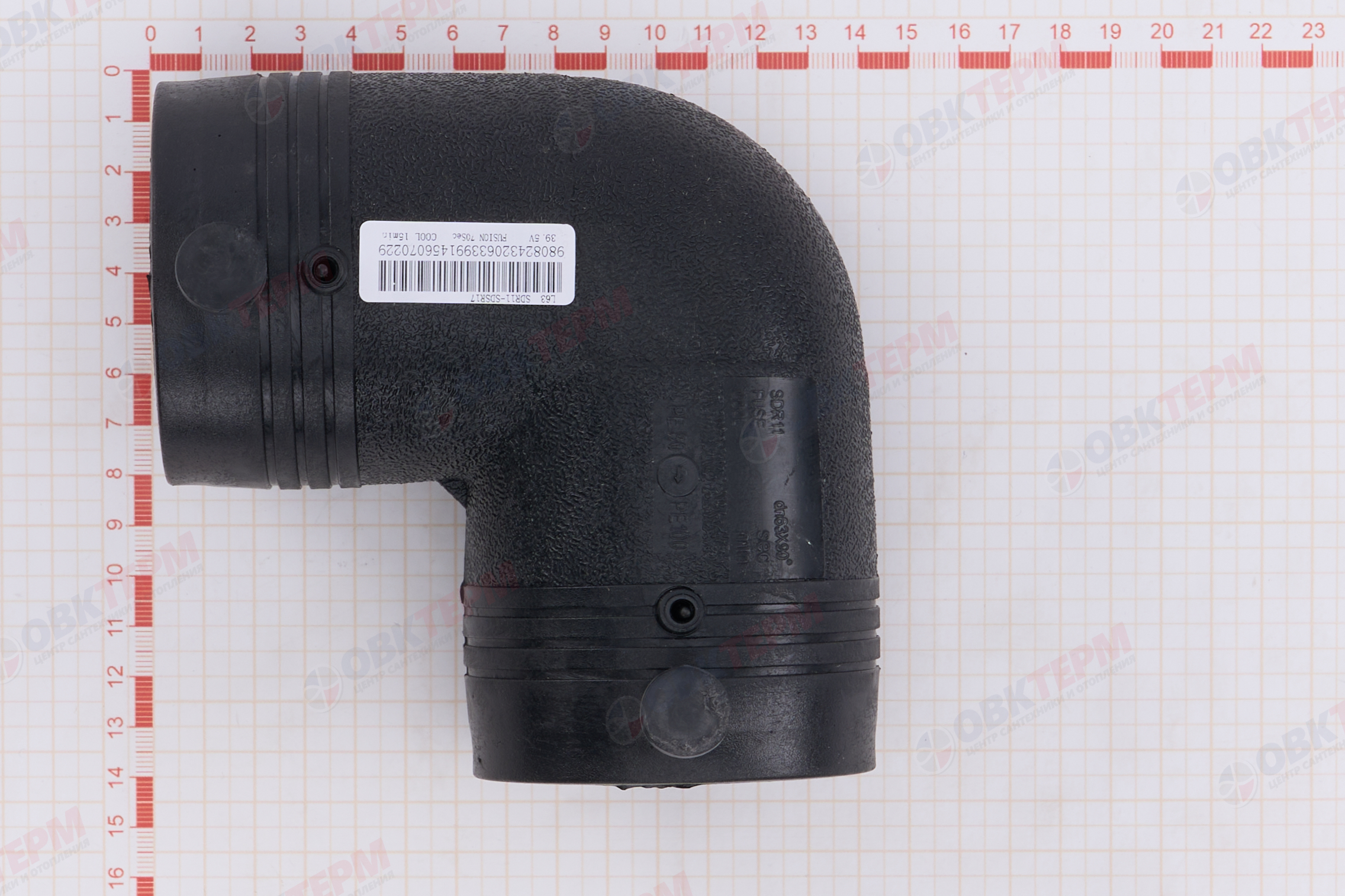 Отвод ПЭ100 sdr 11 63x90 эл/св - миниатюра №6