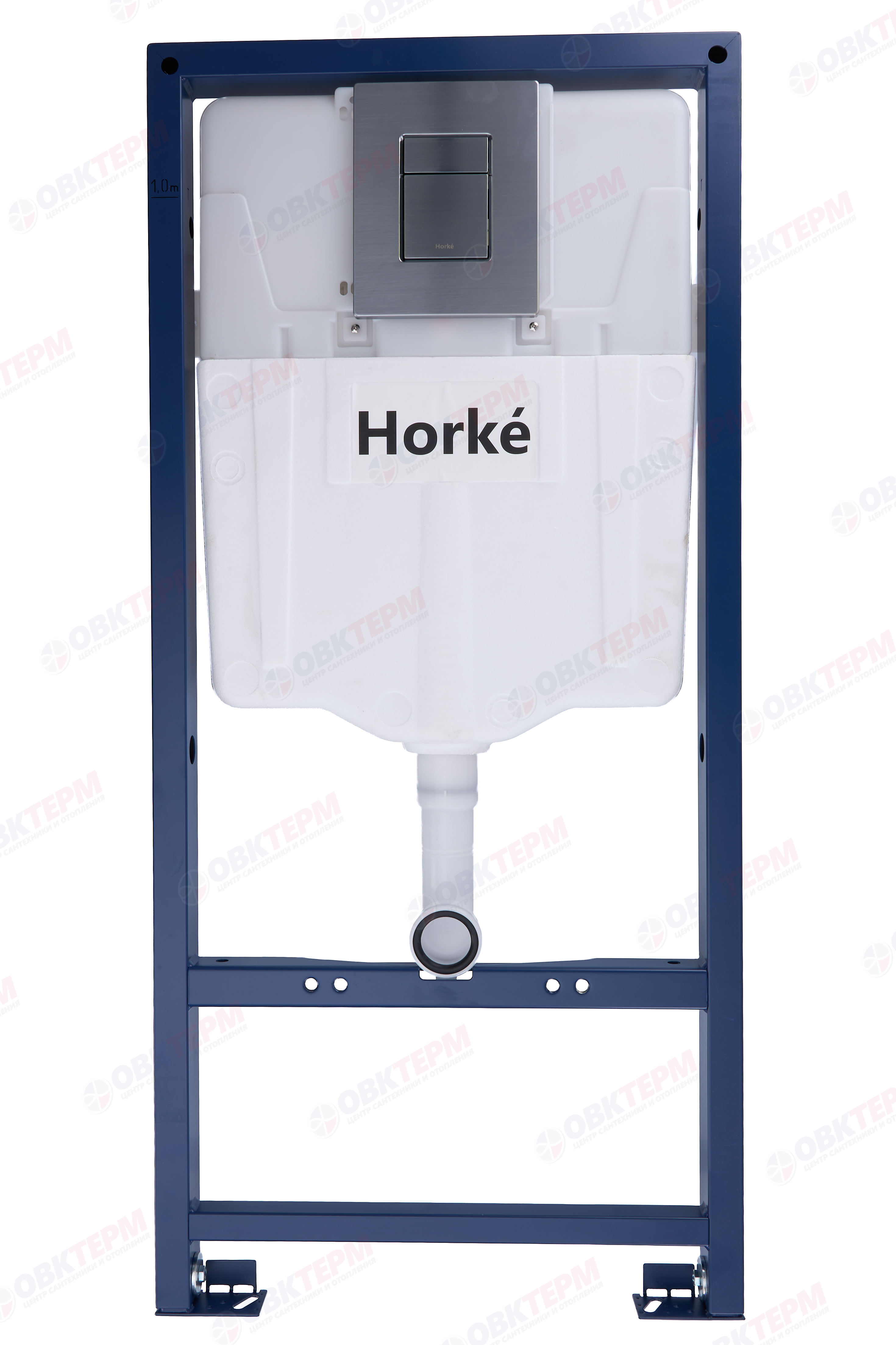 Система инсталляции для унитаза HORKE G13-901 (брашированное серебро) - изображение №1