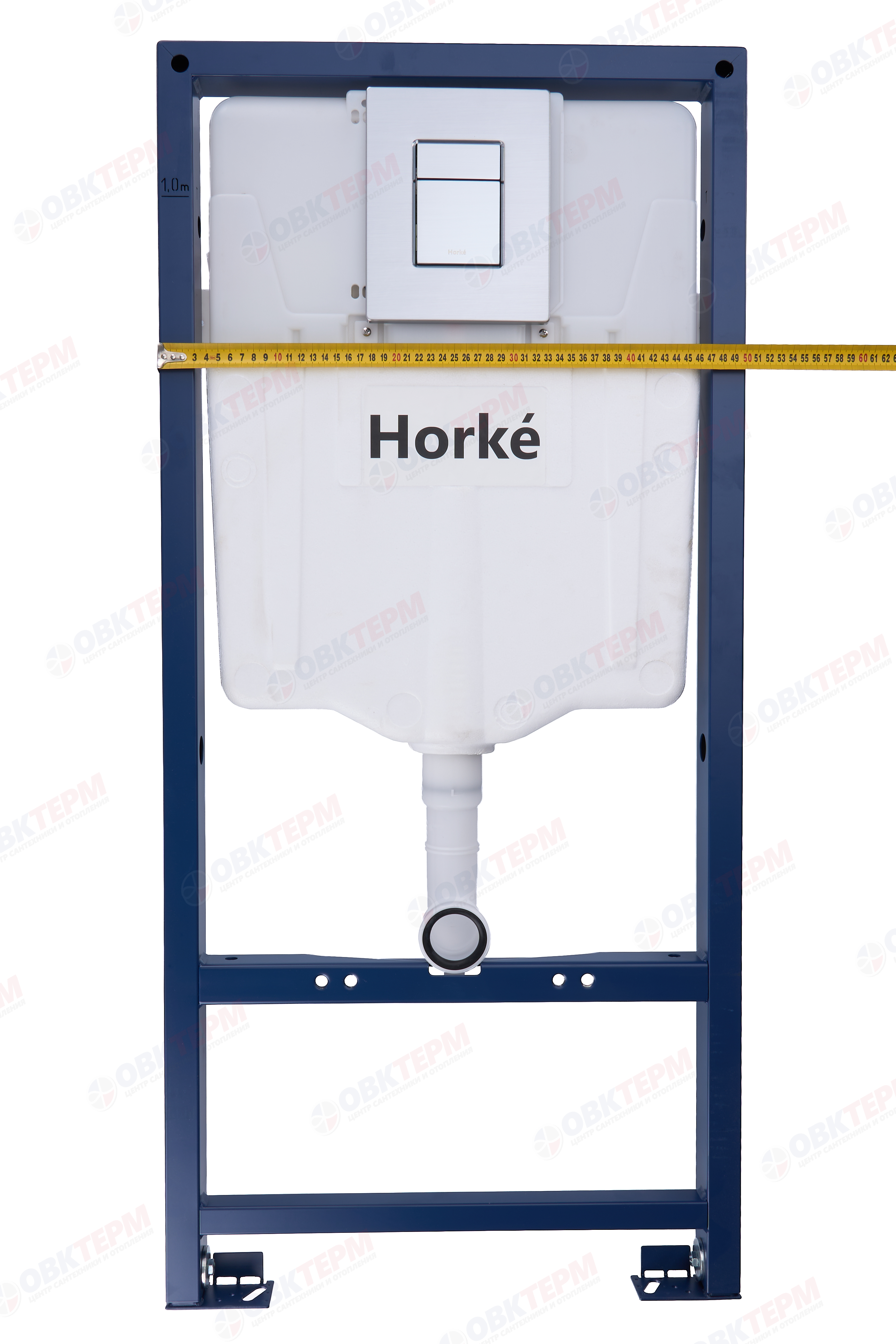Система инсталляции для унитаза HORKE G13-901 (брашированное серебро) - миниатюра №4