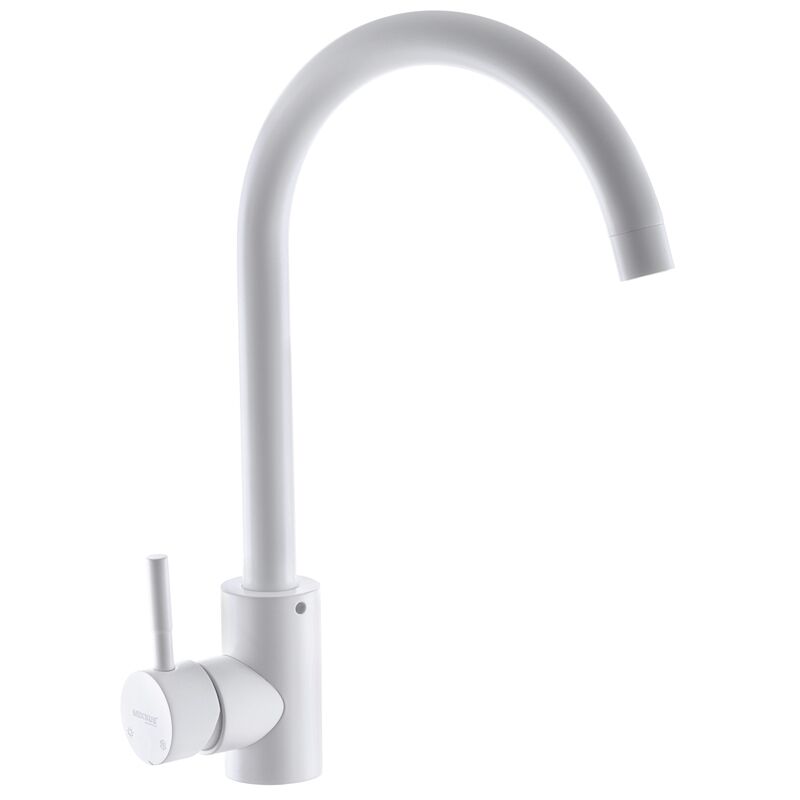 Смеситель д/кухни нерж/сталь MIXXUS SUS-011 WHITE (SUS-011-2 WHITE) (10 шт/ящ) - изображение №1