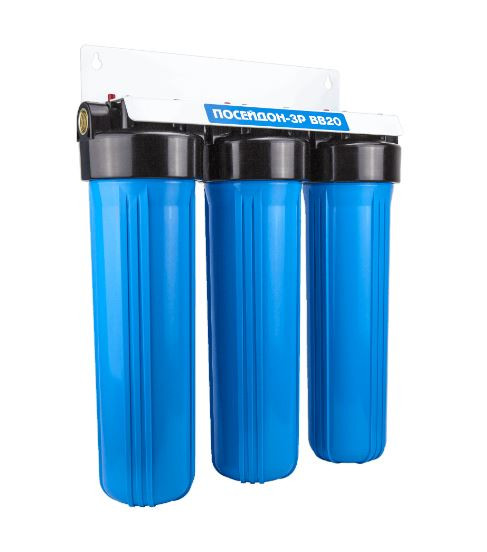 ПОСЕЙДОН  Колба тройная  3Р  ВВ20  1"  С КЛЮЧЕМ - Изображение №1