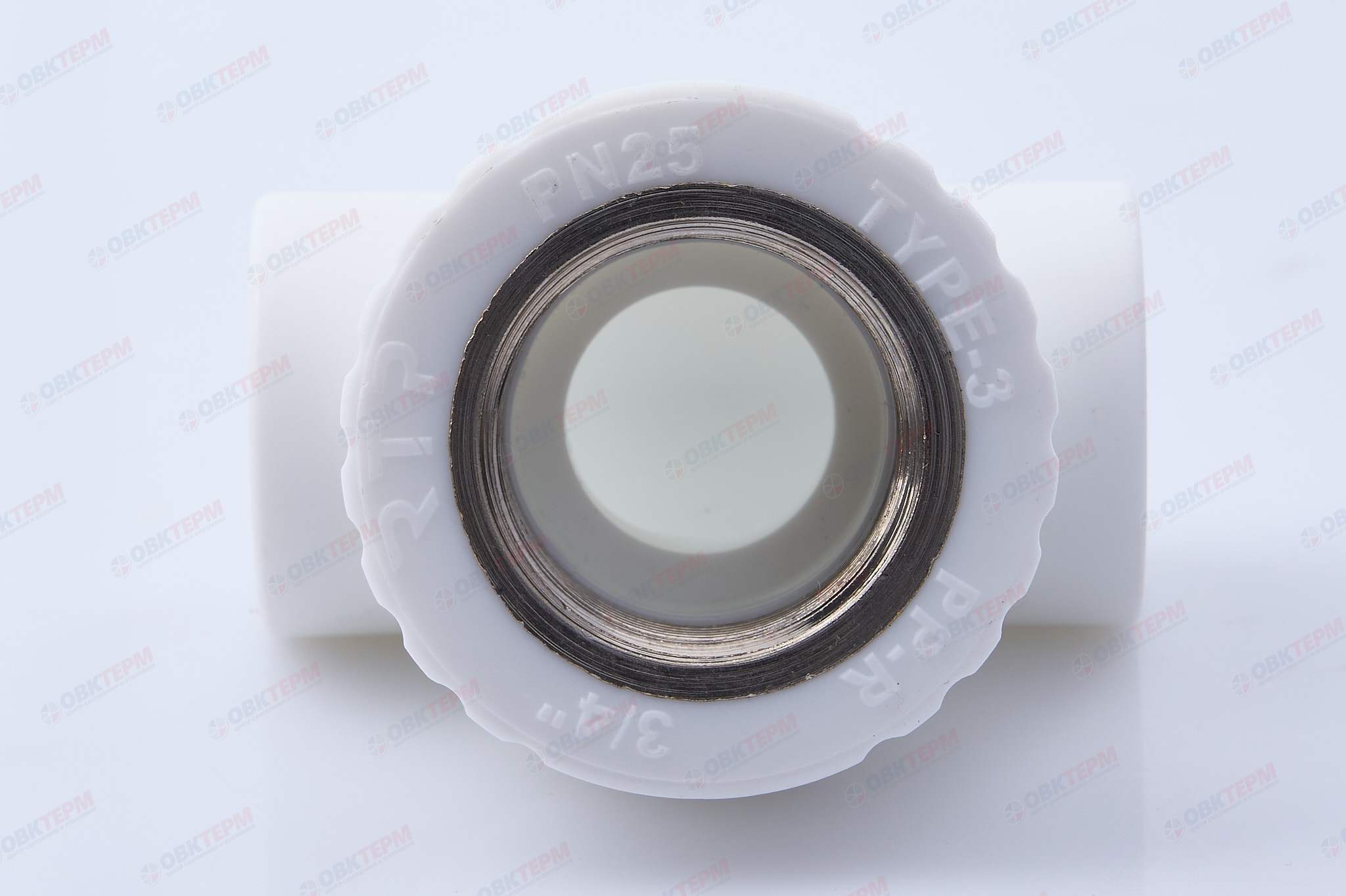 Тройник с МРВ 20 * 3/4" * 20    БЕЛЫЙ PP-R   (RTP)     (60/15) - Изображение №4