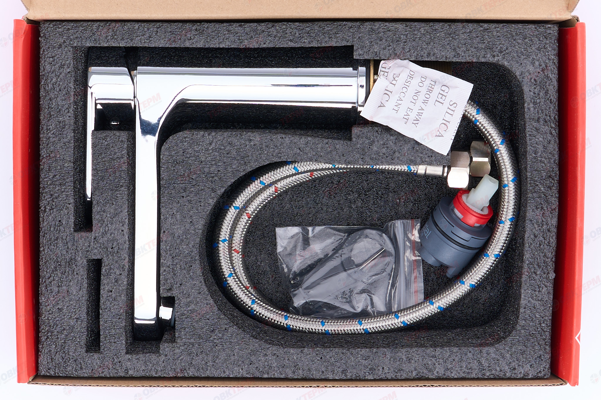 Смеситель д/умывальника KOER KB-10030-01 (Цвет хром) (8шт/ящ) - Изображение №5