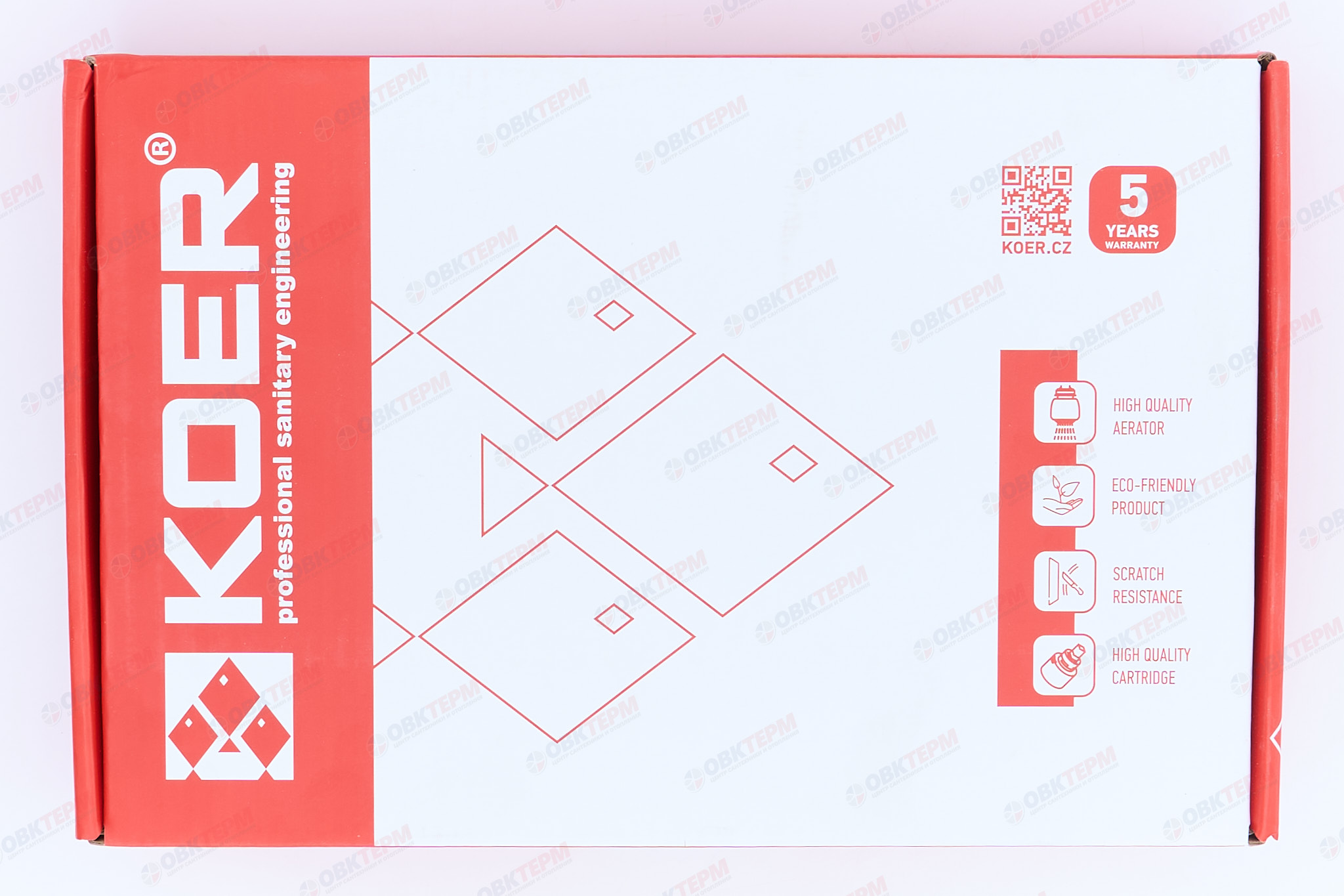 Смеситель д/умывальника KOER KB-10030-01 (Цвет хром) (8шт/ящ) - миниатюра №6