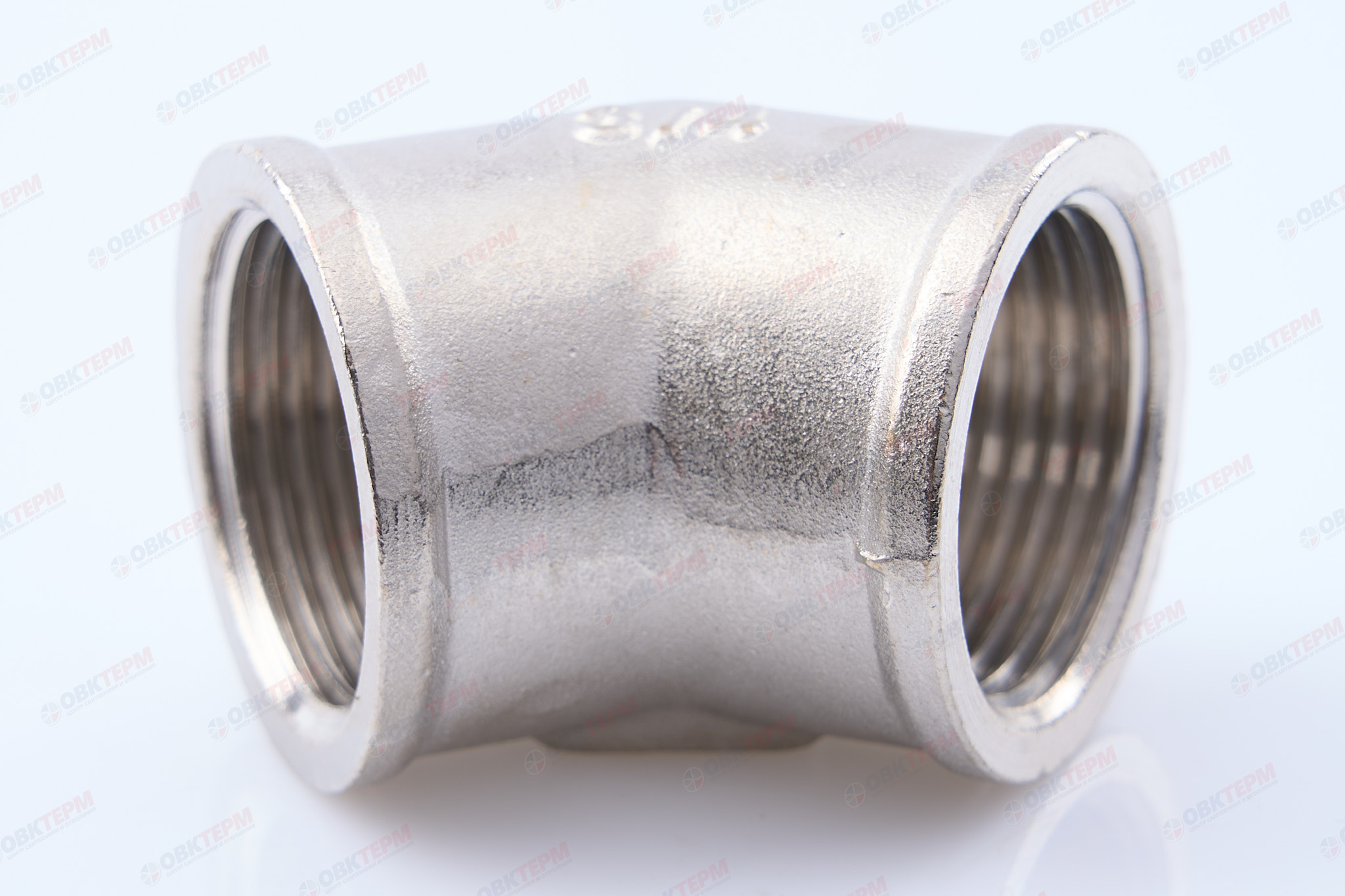 Угол 45    3/4" вв      никель (Valtec)    (10уп/90ящ) - Изображение №1