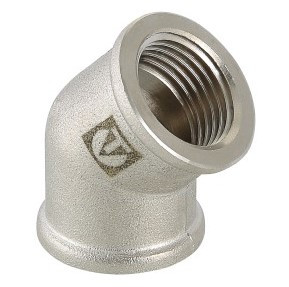 Угол 45    3/4" вв      никель (Valtec)    (10уп/90ящ) - Изображение №2