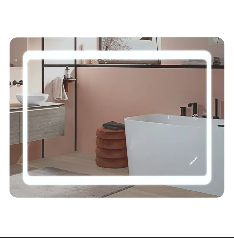 MIXXUS TWEE MR09-80x60-REVERSE Зеркало с LED Touch, Anti-fog, димером, регулятором яркости - Изображение №4