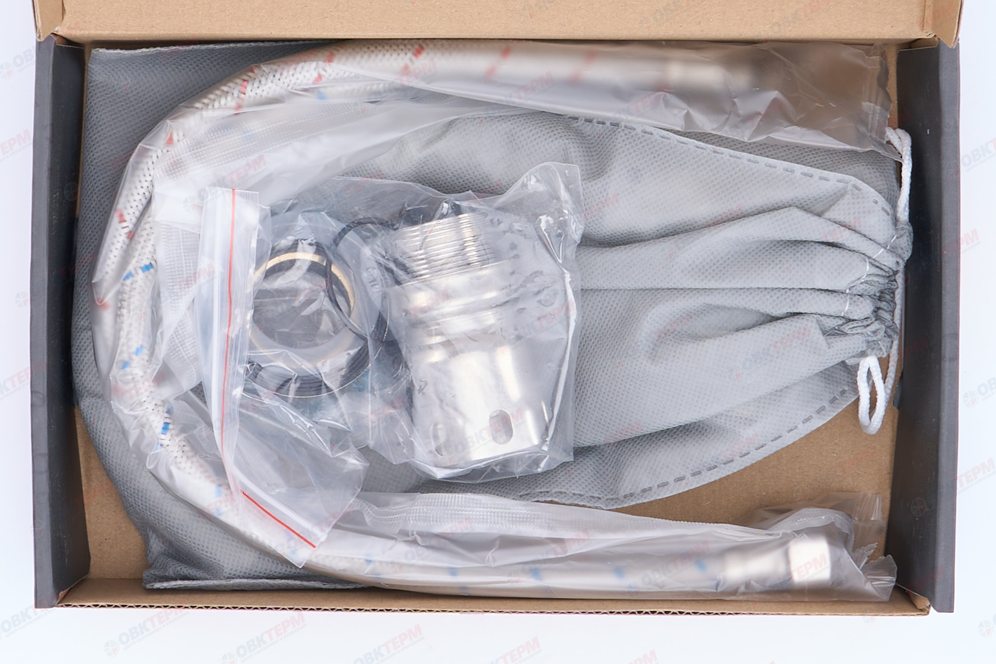 Смеситель д/умывальника AKSA SIM-01-16-B  нерж/сталь  (10 шт/ящ) - миниатюра №10