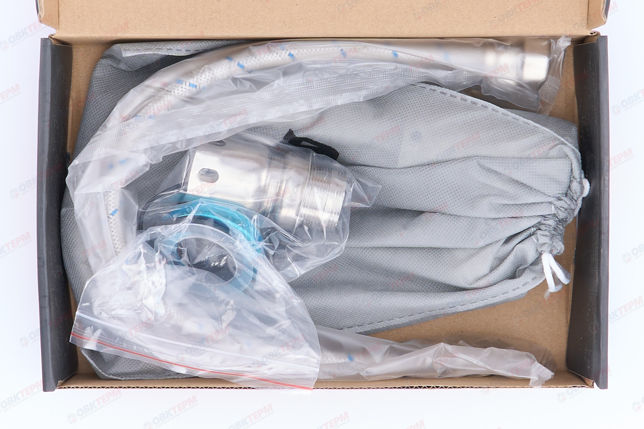 Смеситель д/умывальника AKSA SIM-01-16-B  нерж/сталь  (10 шт/ящ) - миниатюра №6