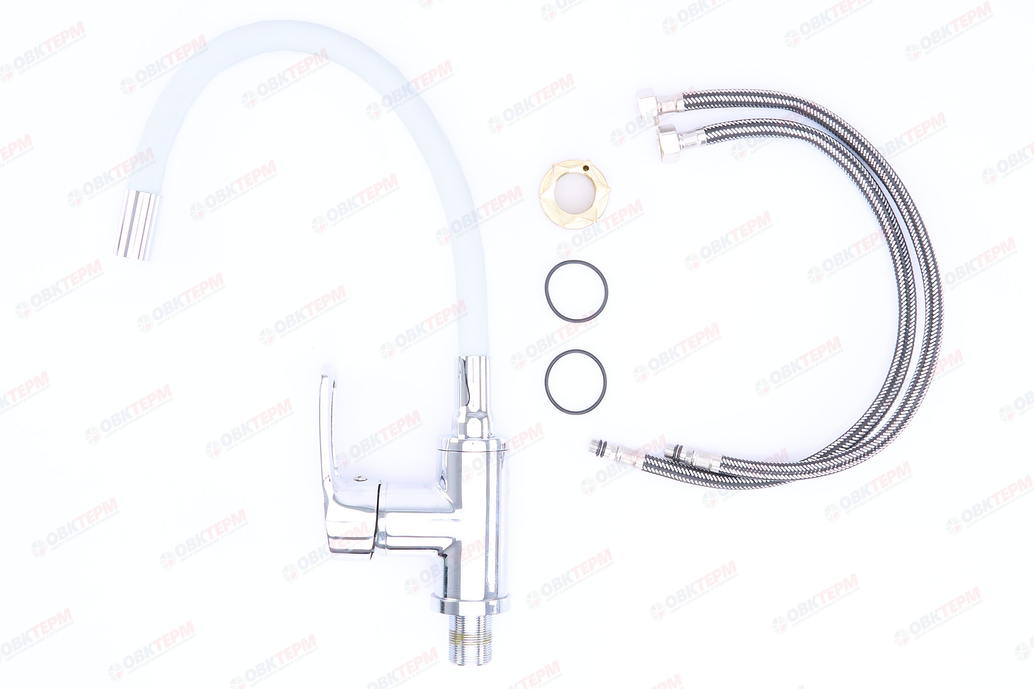 Смеситель д/кухни REFLECTOR ZERIX SAR 181 WHITE   (10 шт/ящ) - миниатюра №4