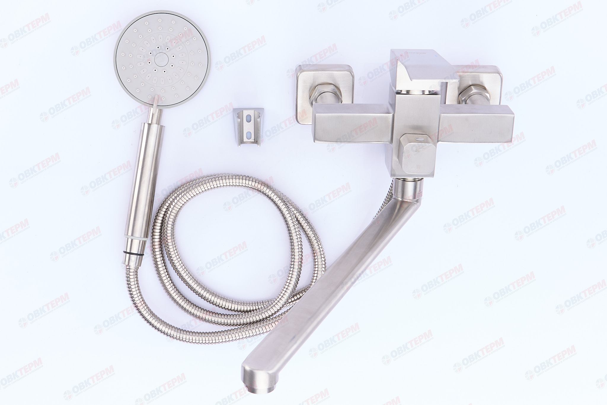 Смеситель д/ванны нерж/сталь MIXXUS AMA-006 (EURO  (12 шт/ящ) - миниатюра №3