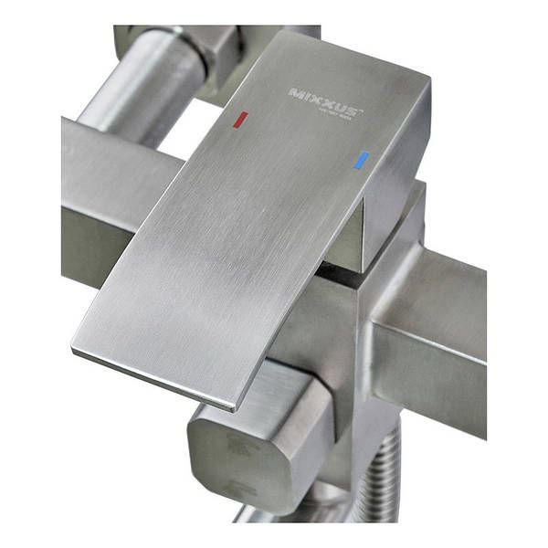 Смеситель д/ванны нерж/сталь MIXXUS AMA-006 (EURO  (12 шт/ящ) - миниатюра №2