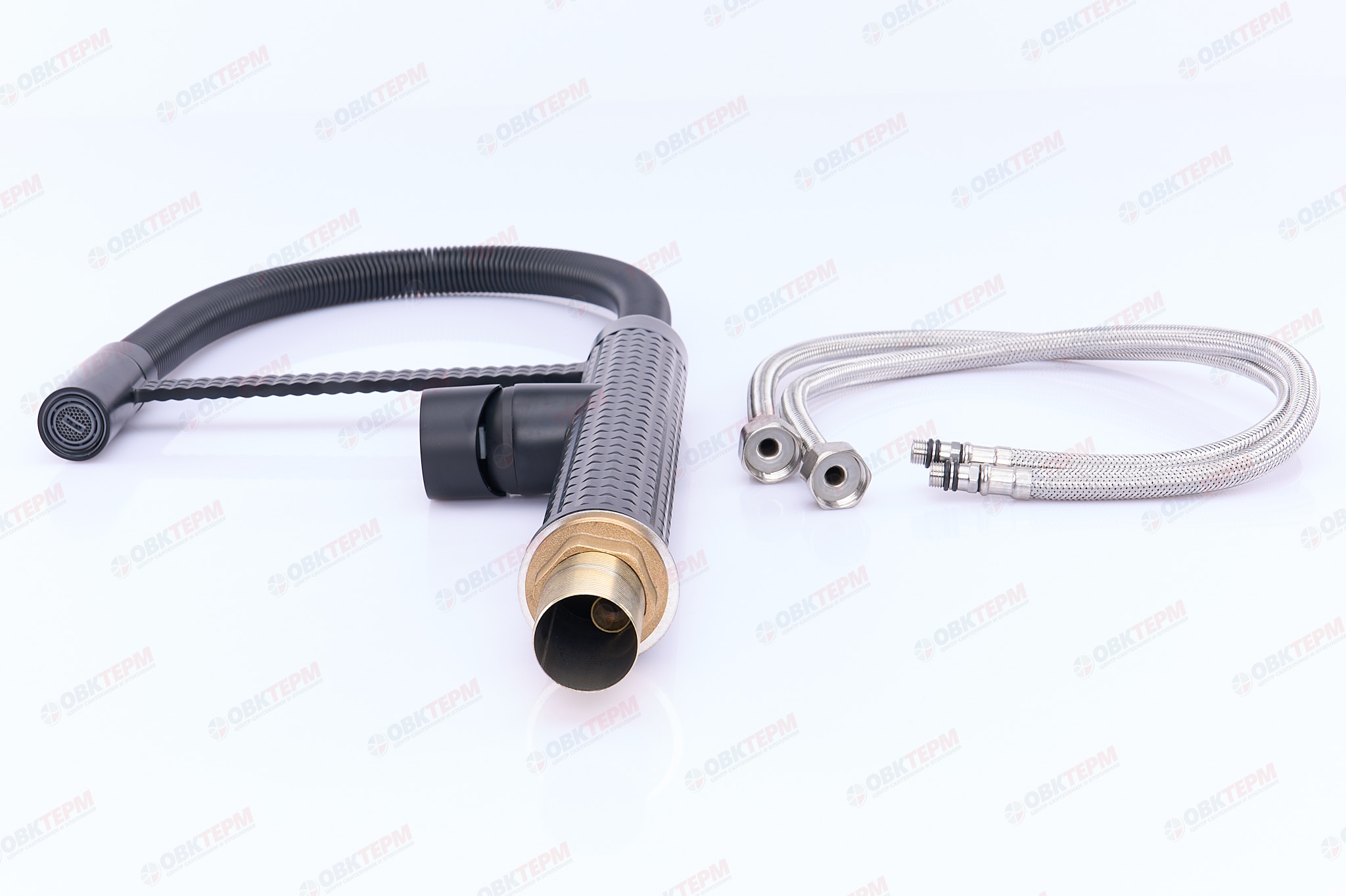 Смеситель д/кухни MIXXUS PREMIUM SPARK 017 BLACK Ø35 (8 шт/ящ) - миниатюра №4
