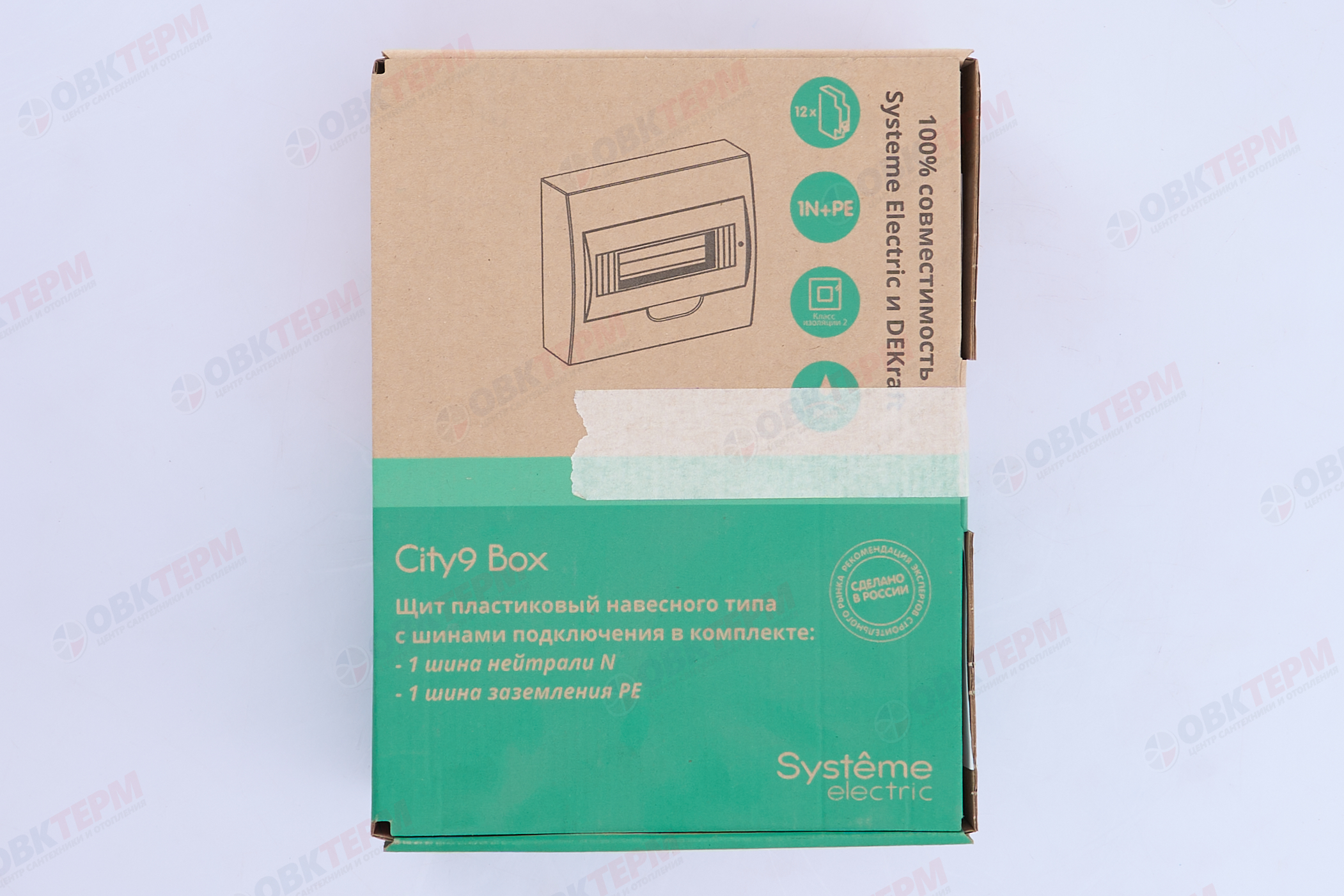 Бокс навесной ОП City9 Box 1 ряд 12мод. с прозр. дверцей SE - миниатюра №8