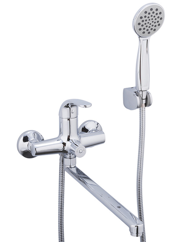 Смеситель д/ванны GAPPO G2235 латунь /хром /Ø35мм /лейка 1 реж - Изображение №1