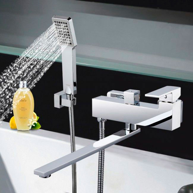 Смеситель д/ванны хром  G2239*   (ф25, длинный гусак 35 см, евро перекл.)    GAPPO - миниатюра №7