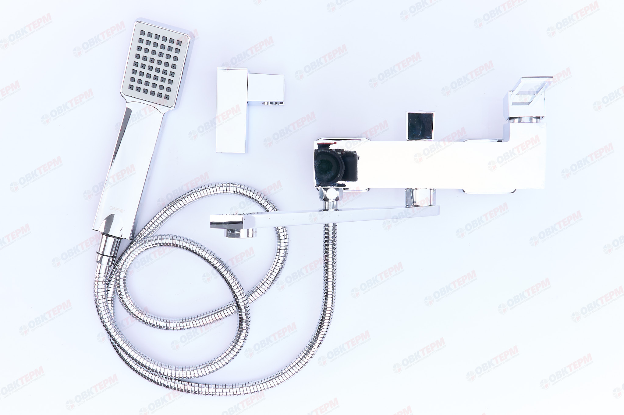 Смеситель д/ванны хром  G2240*   (ф25, длинный гусак 35 см, евро перекл.)    GAPPO - миниатюра №7