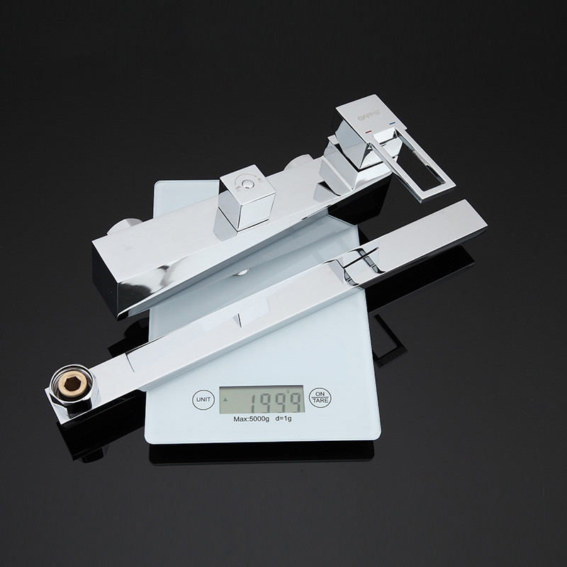 Смеситель д/ванны хром  G2240*   (ф25, длинный гусак 35 см, евро перекл.)    GAPPO - миниатюра №4