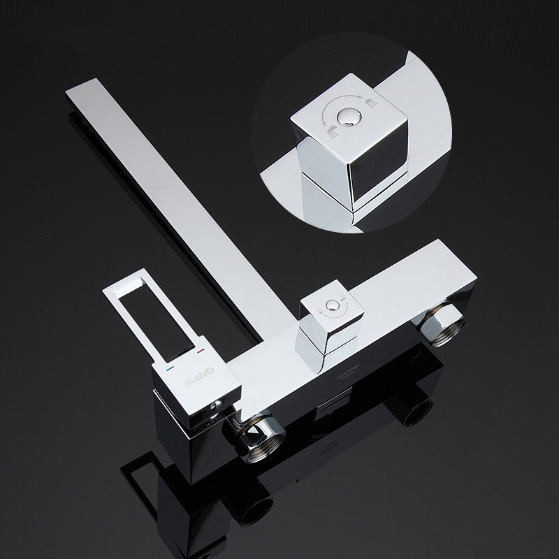 Смеситель д/ванны хром  G2240*   (ф25, длинный гусак 35 см, евро перекл.)    GAPPO - миниатюра №5