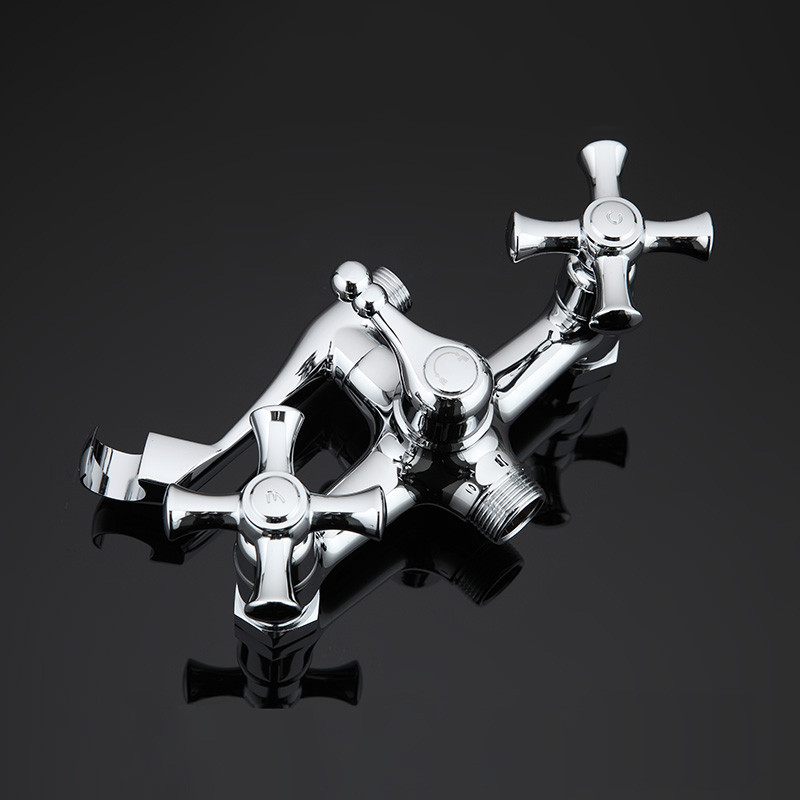 Смеситель д/ванны буксовый GAPPO G2242 латунь /хром /керам/буксы, излив 350мм, лейка 1 реж - Изображение №5