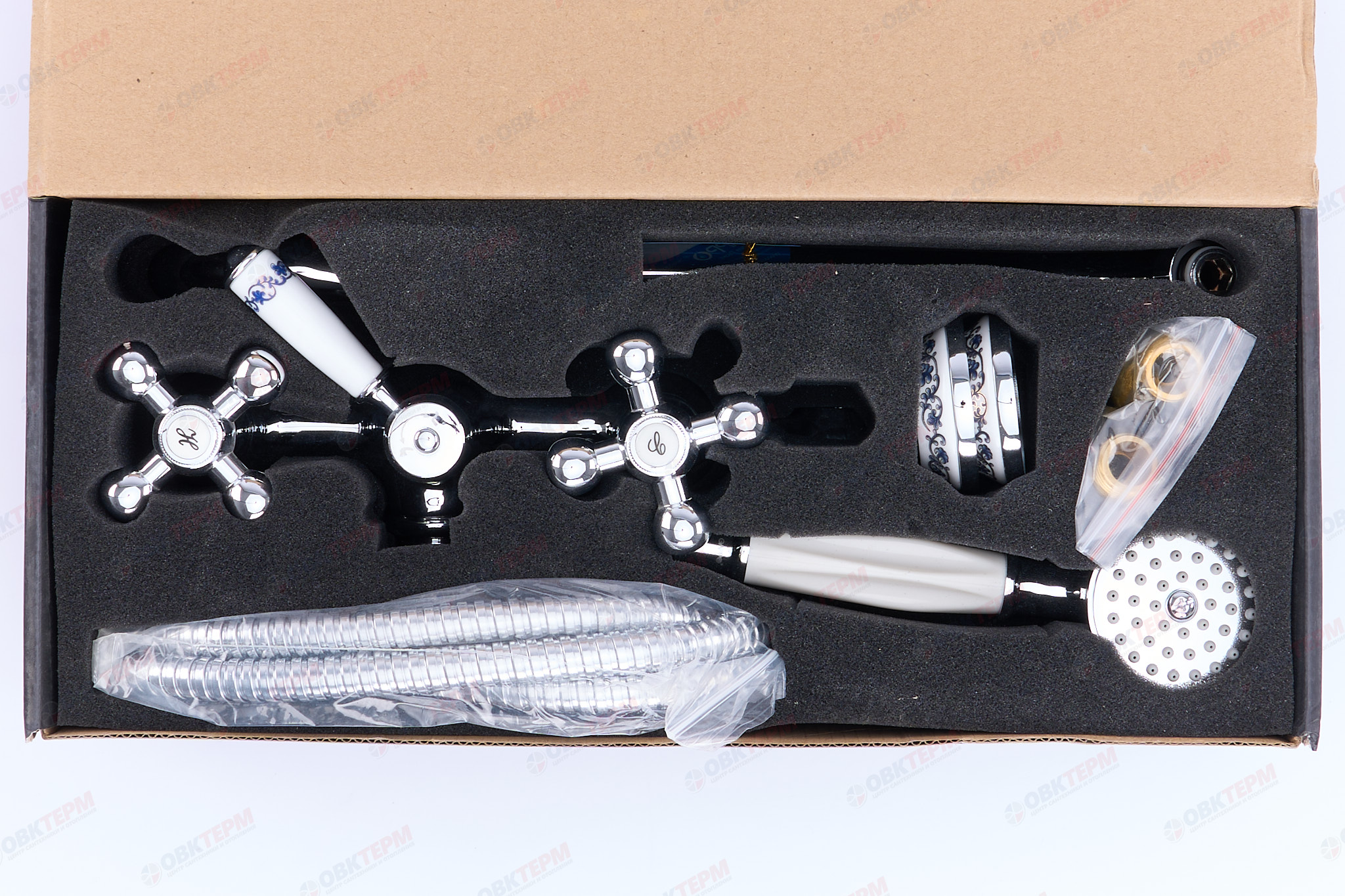 Смеситель д/ванны хром  G2265*   (длинный гусак 35 см, евро перекл. 90, п/об)  GAPPO - Изображение №5