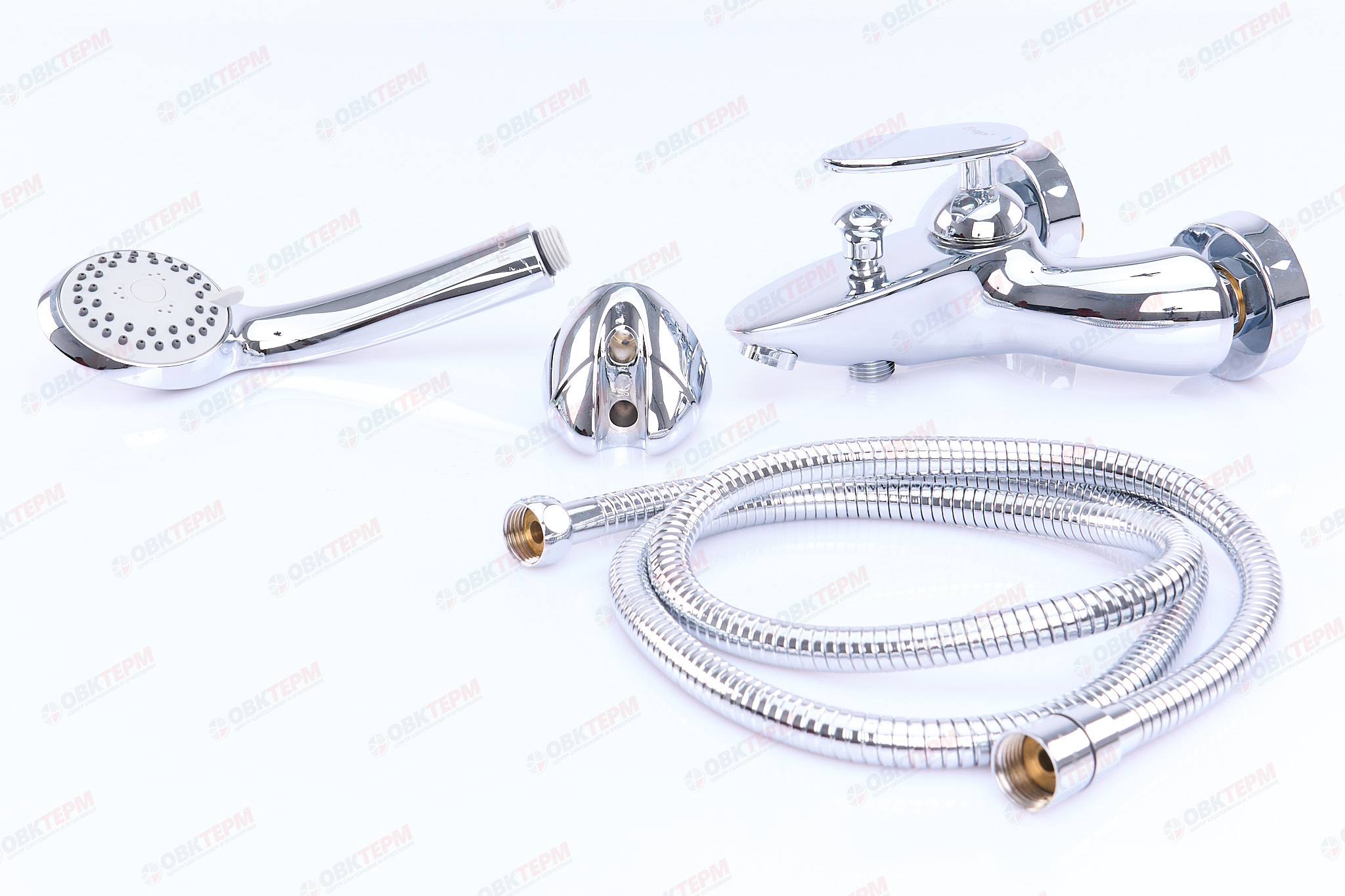 Смеситель д/ванны хром  G3005*  (ф35, короткий гусак, перекл. на гусаке)  GAPPO - миниатюра №3