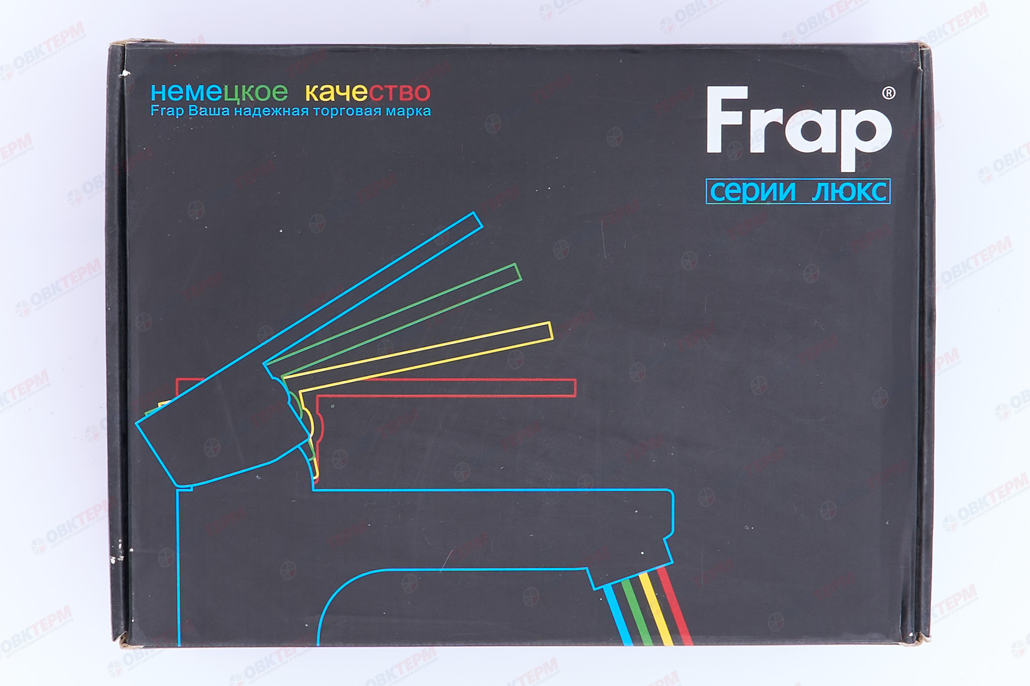 Смеситель д/ванны хром  G3005*  (ф35, короткий гусак, перекл. на гусаке)  GAPPO - миниатюра №6