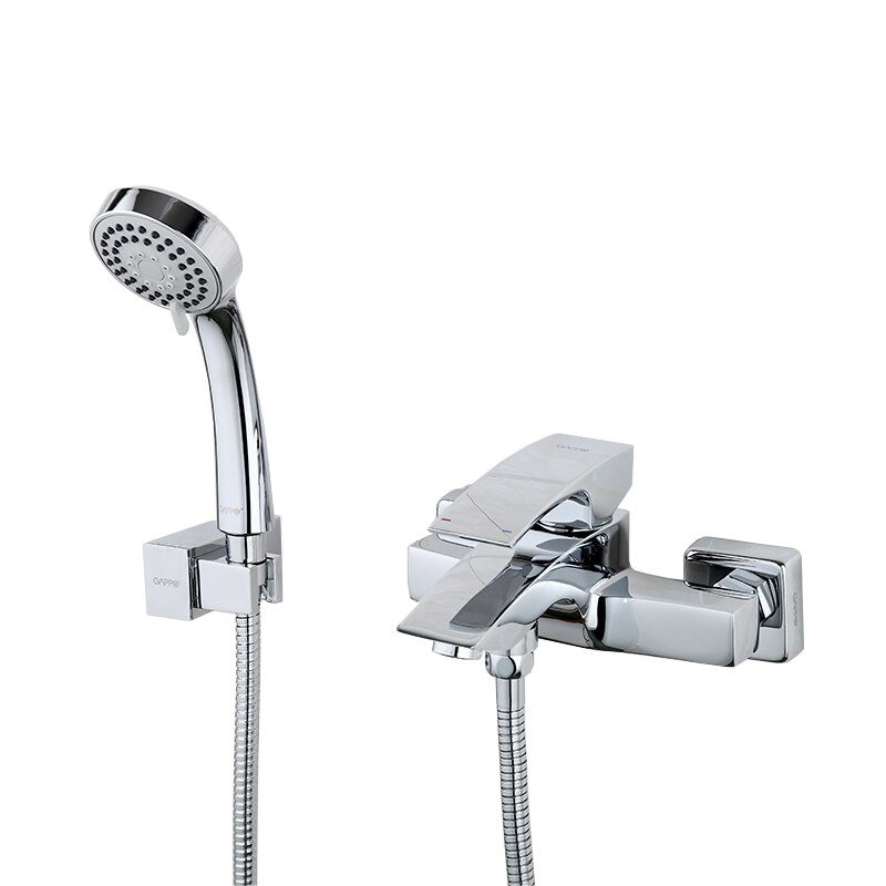 Смеситель д/ванны GAPPO G3007 латунь /хром /Ø35мм, лейка 1 реж., - Изображение №1