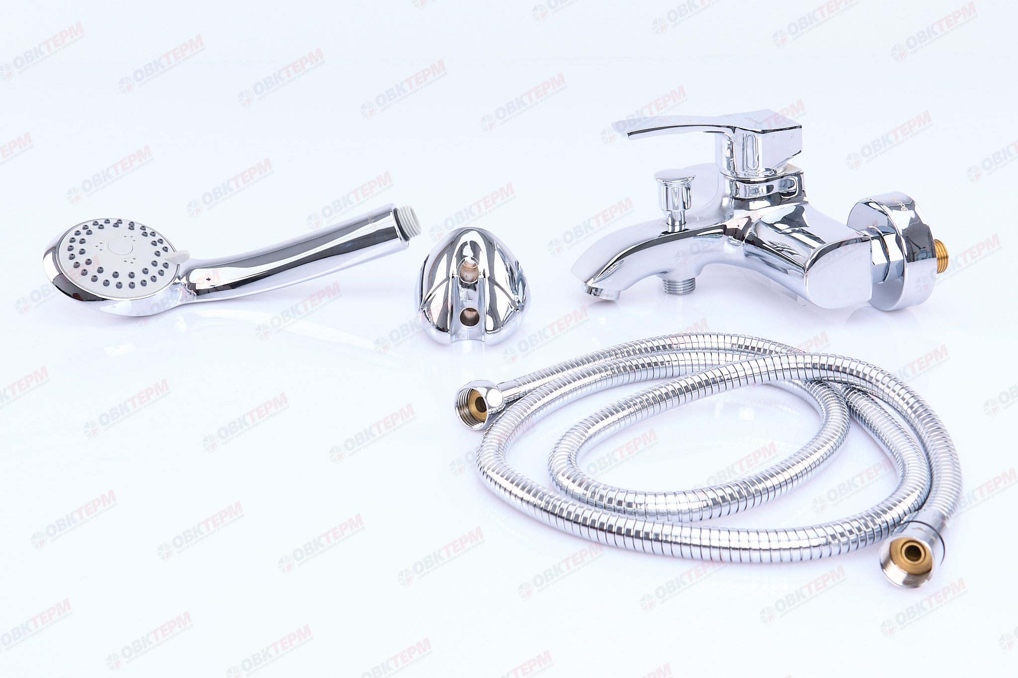 Смеситель д/ванны хром  G3008 *  (ф35, короткий гусак, перекл. на гусаке)  GAPPO - миниатюра №3