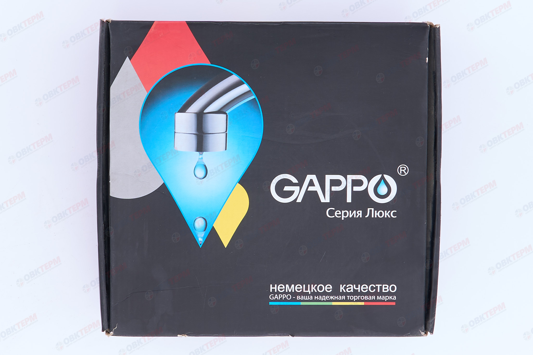 Смеситель д/ванны хром  G3031 *  (короткий гусак, перекл. на гусаке, п/об)  GAPPO - миниатюра №6