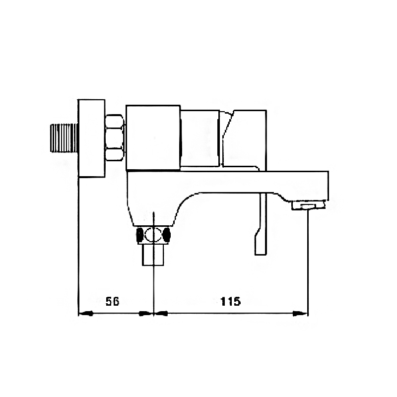 Смеситель д/ванны хром  G3202       GAPPO - миниатюра №2