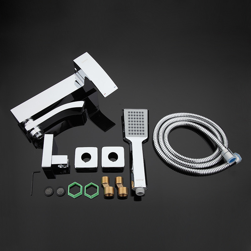 Смеситель д/ванны GAPPO G3207 латунь /хром /Ø35мм /лейка 1 реж - Изображение №3