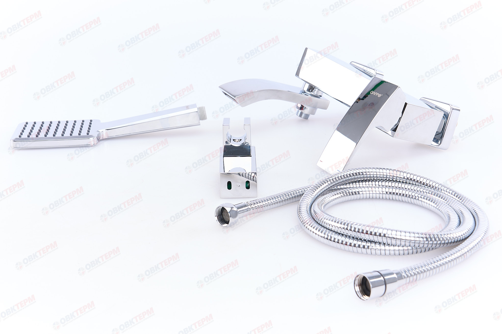 Смеситель д/ванны GAPPO G3207 латунь /хром /Ø35мм /лейка 1 реж - миниатюра №10